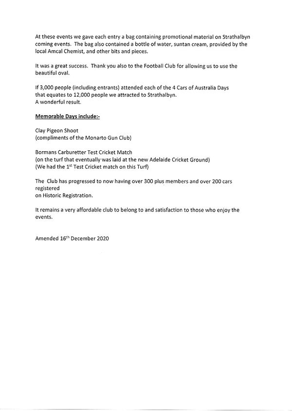 About SACC Strathalbyn Auto Collectors Club